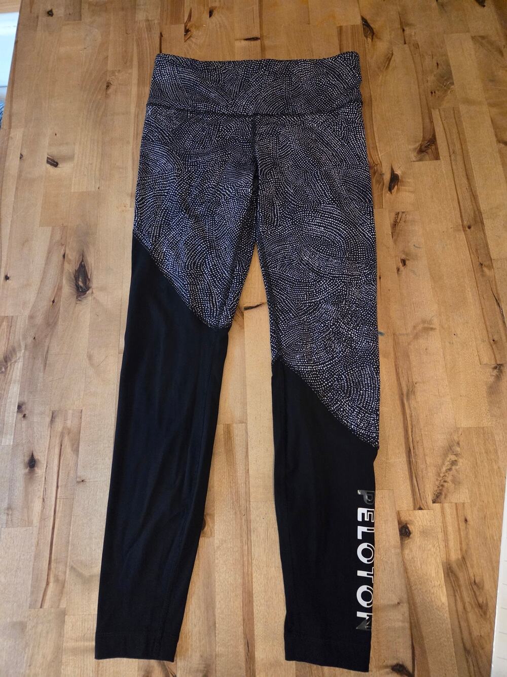 Lululemon x Peloton Speed Wunder Tight Asym Free Spirit Ice Grey Black Size 8